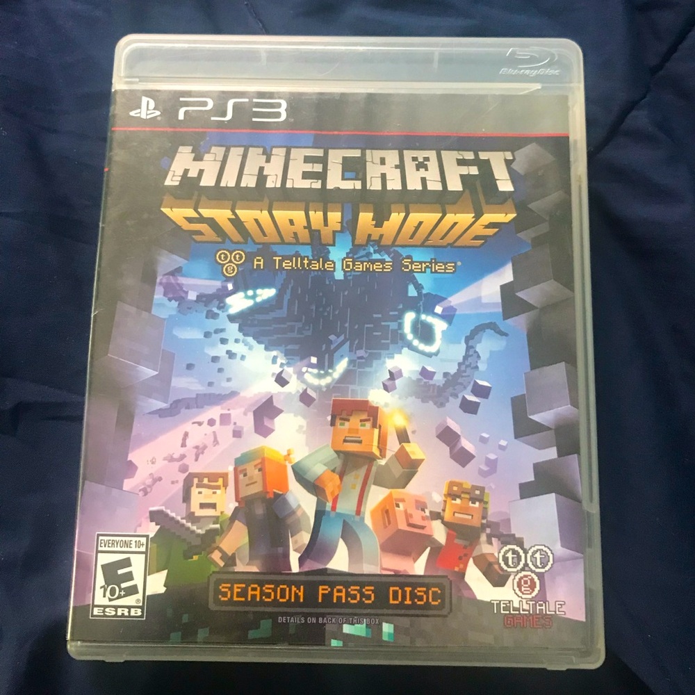 Playstation 3 PS3 Minecraft Story Mode: A Telltale Games Series SEASON PASS DISC
